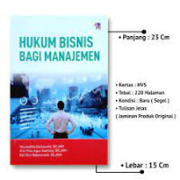 Image of Hukum bisnis bagi manajemen
