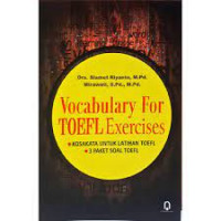 Image of Vocabulary for toefl exerises : kosakata untuk latihan toefl  3 paket soal toefl
