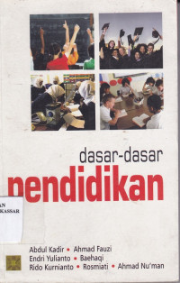 Image of Dasar-dasar pendidikan