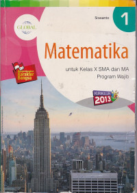 Image of Matematika untuk kelas X SMA dan MA