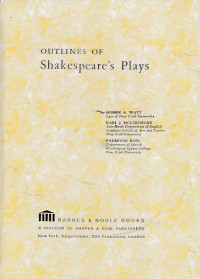 Image of Outlines of shakespeare's plays